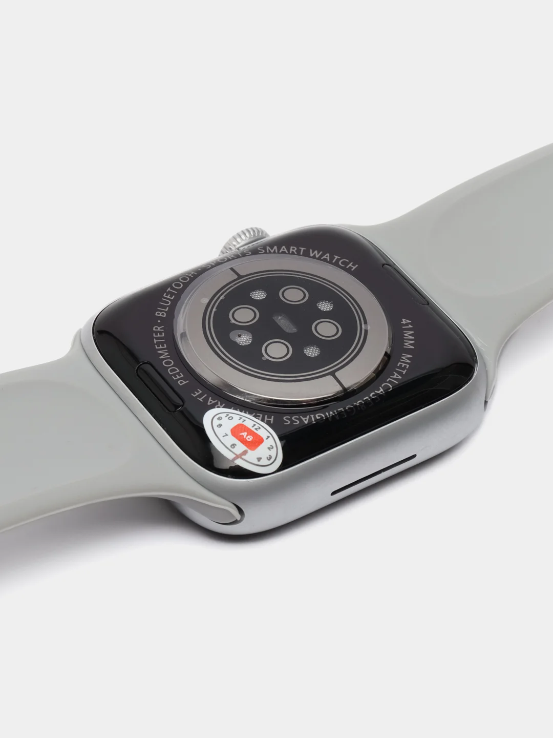 Серый умные смарт-часы Smart Watch 9 серии "Премиум" 2024 45/41 мм