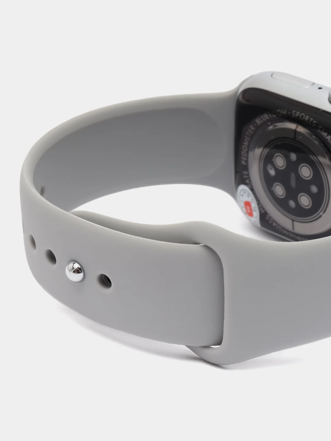 Серый умные смарт-часы Smart Watch 9 серии "Премиум" 2024 45/41 мм