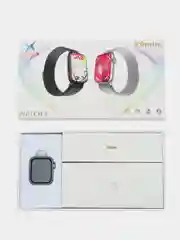 Серый умные смарт-часы Smart Watch 9 серии "Премиум" 2024 45/41 мм