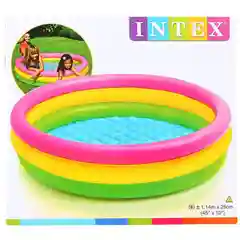 Детский надувной бассейн "Радуга" INTEX