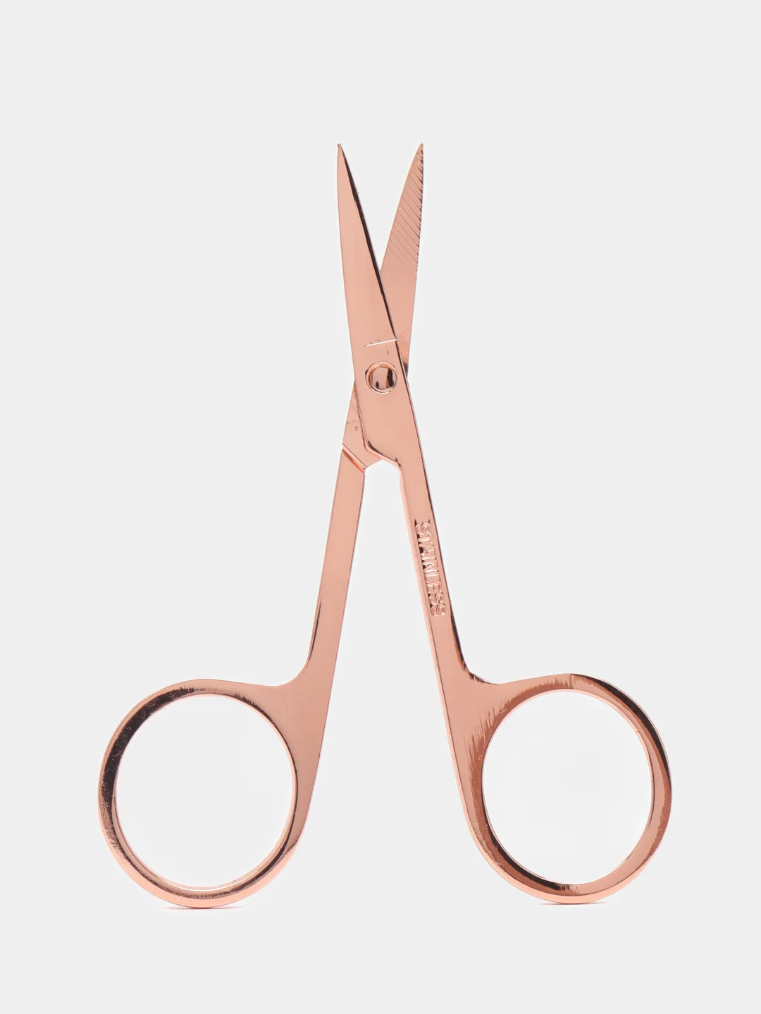 Ножницы маникюрные в пакете "Manicure set", широкие, цвет золото