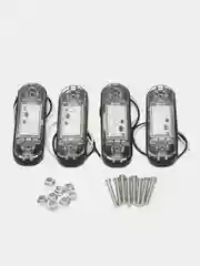 Белый подсветка светодиодная, габаритные огни LED,  12-24В