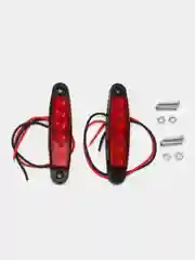 Красный подсветка светодиодная, габаритные огни LED 12-24V , 2шт/уп