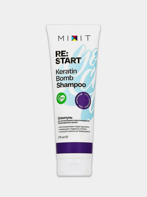 Шампунь MIXIT Re:Start, для повреждённых волос, 275 мл