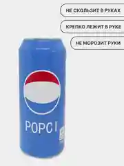 Красный чехол на пивную банку 500 мл, силиконовый