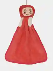 Красный салфетка-тряпка из микрофибры,полотенце кухонное с петелькой для ванны