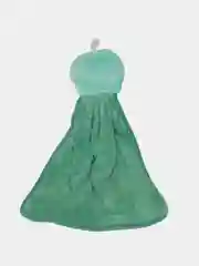 Зеленый салфетка-тряпка из микрофибры,полотенце кухонное с петелькой для ванны