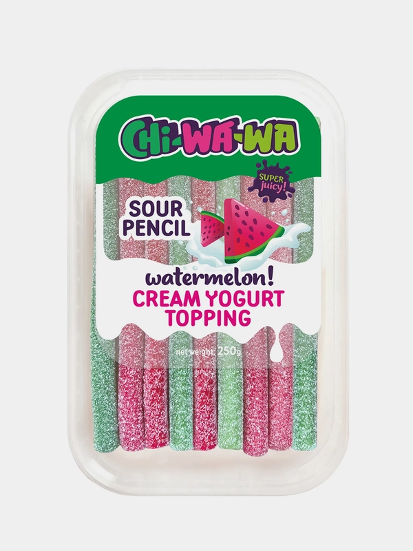 Мармелад CHI-WA-WA MINIBOX Карандаш, Арбуз, кислый, 250 г