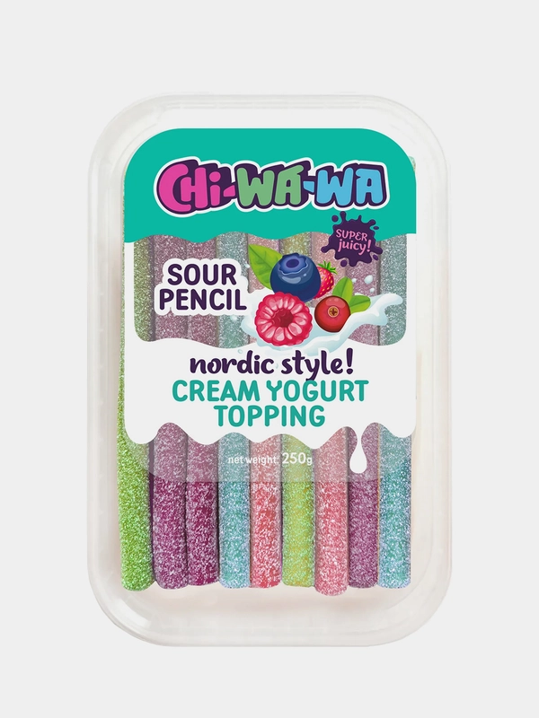 Мармелад CHI-WA-WA MINIBOX Карандаш, НОРДИК кислый, 250 г