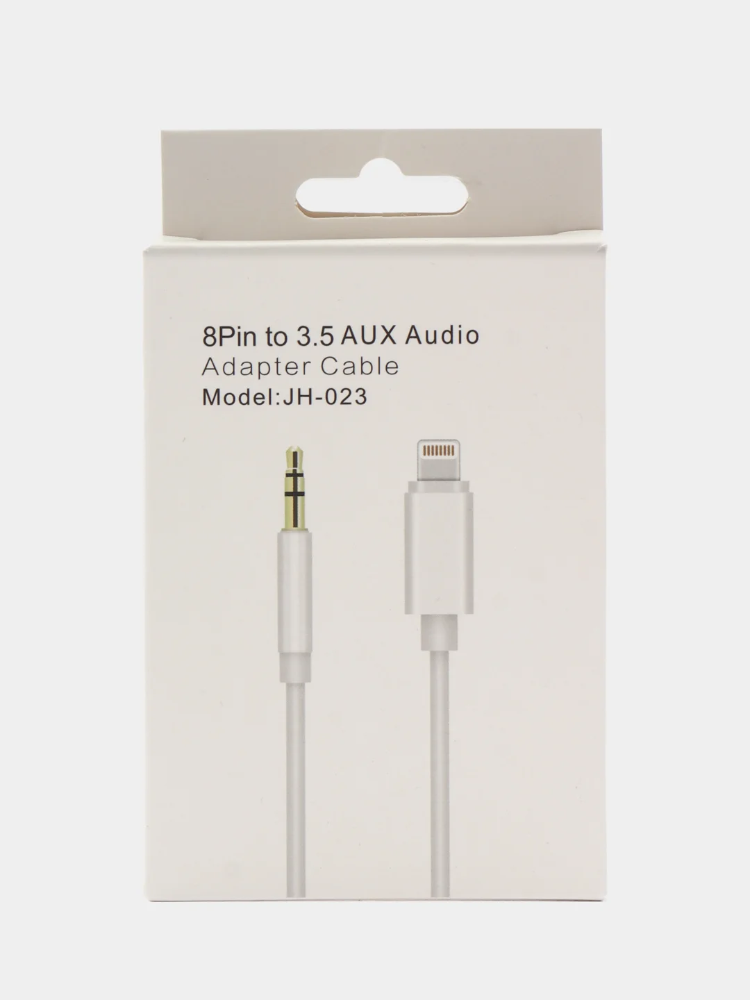 Аудиокабель iPhone /Айфон Lightning на 3,5 мм Aux белый, для наушников, колонок