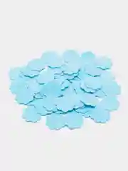 Голубой заготовка из фоамирана "Цветочек 3" 2 см, 50 шт
