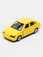 Желтый металлическая коллекционная машинка Lada (ВАЗ) 2110