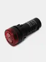 Индикатор светозвуковой AD16-22SM 22 12V красный LED