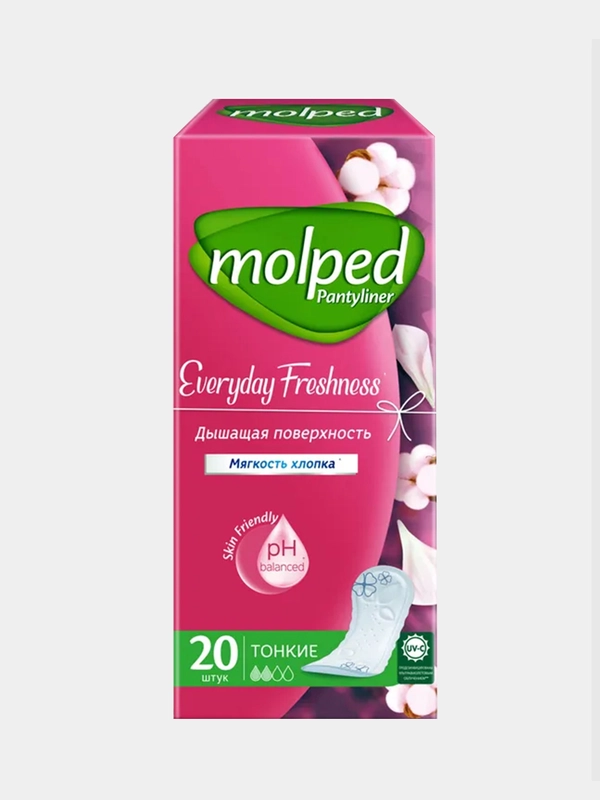 Ежедневные прокладки женские MOLPED Everyday Freshness, 20 штук