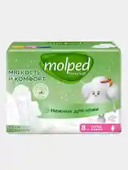 Женские гигиенические прокладки Molped Pure & Soft Long, 8 штук