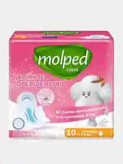 Женские гигиенические прокладки Molped Ultra Normal, 10 штук