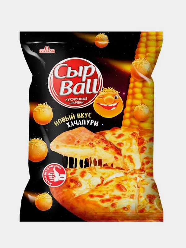 Кукурузные шарики СырBall со вкусом Хачапури, 140г
