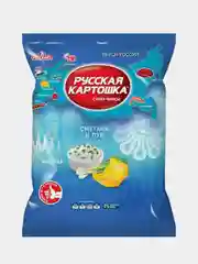 Чипсы Русская картошка Вкусы России со вкусом Сметана и лук, 105г