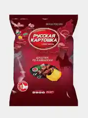 Чипсы Русская картошка Вкусы России со вкусом Шашлык, 105г