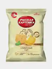 Чипсы Русская картошка Премиум со вкусом Сливочный сыр, 75г