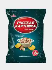 Чипсы Русская картошка со вкусом Белые грибы в сметане, 105г