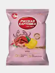 Чипсы Русская картошка Премиум со вкусом Краб, 75г
