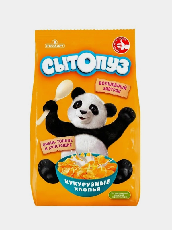 Кукурузные хлопья Сытопуз Панда, 300г