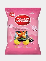 Чипсы Русская картошка со вкусом Креветки темпура с васаби, 105г