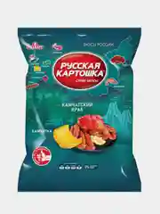 Чипсы Русская картошка Вкусы России со вкусом Камчатский краб, 105г