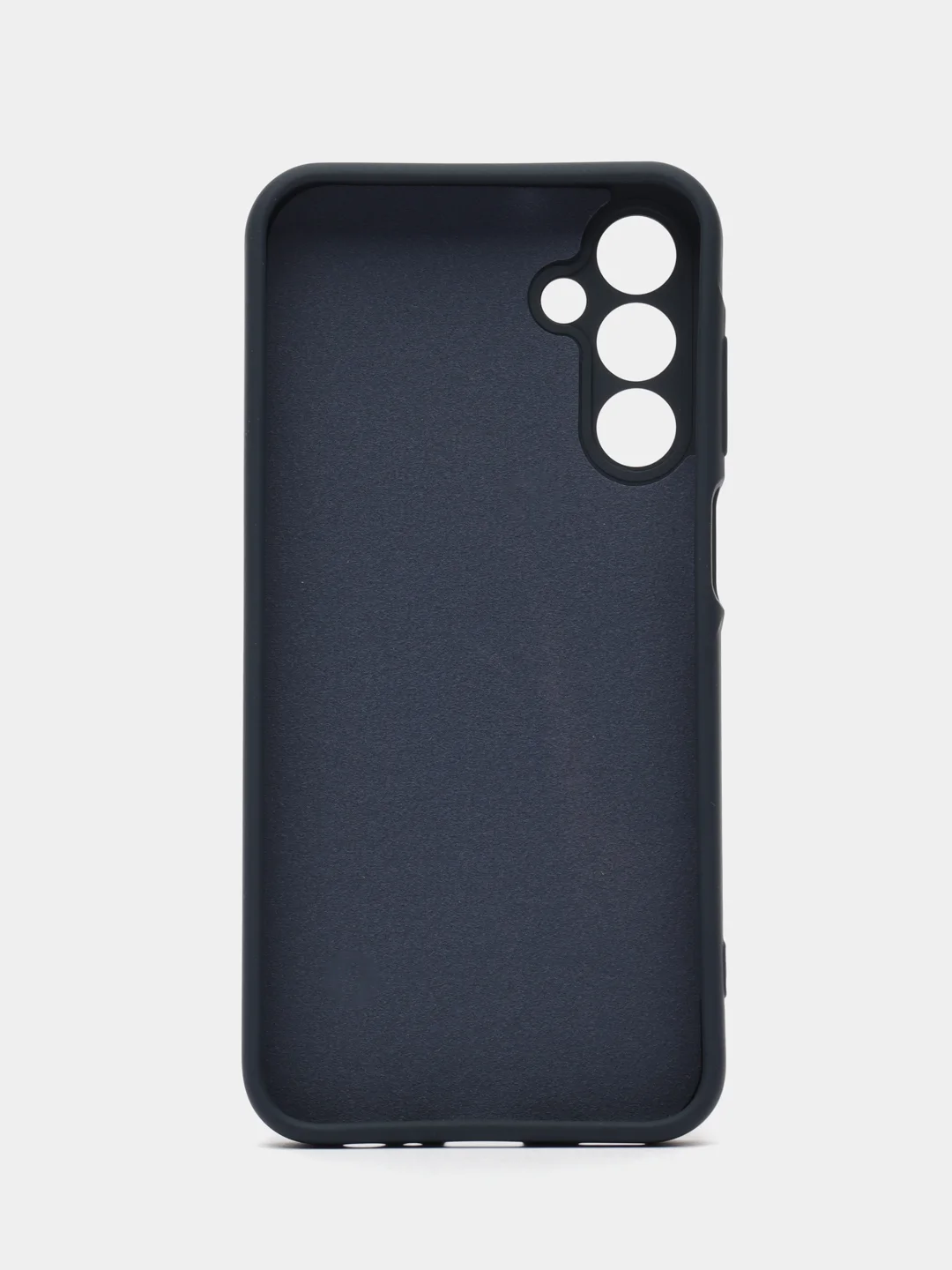 Темно-синий чехол Silicone Cover для Samsung Galaxy A15 (Самсунг Галакси А15), силиконовый