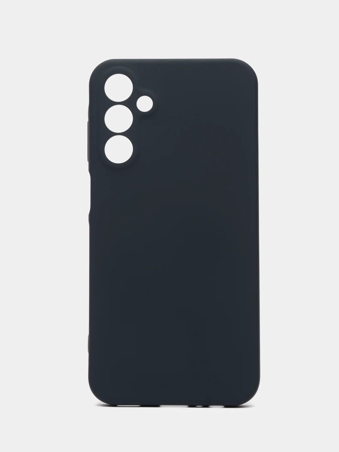 Темно-синий чехол Silicone Cover для Samsung Galaxy A15 (Самсунг Галакси А15), силиконовый