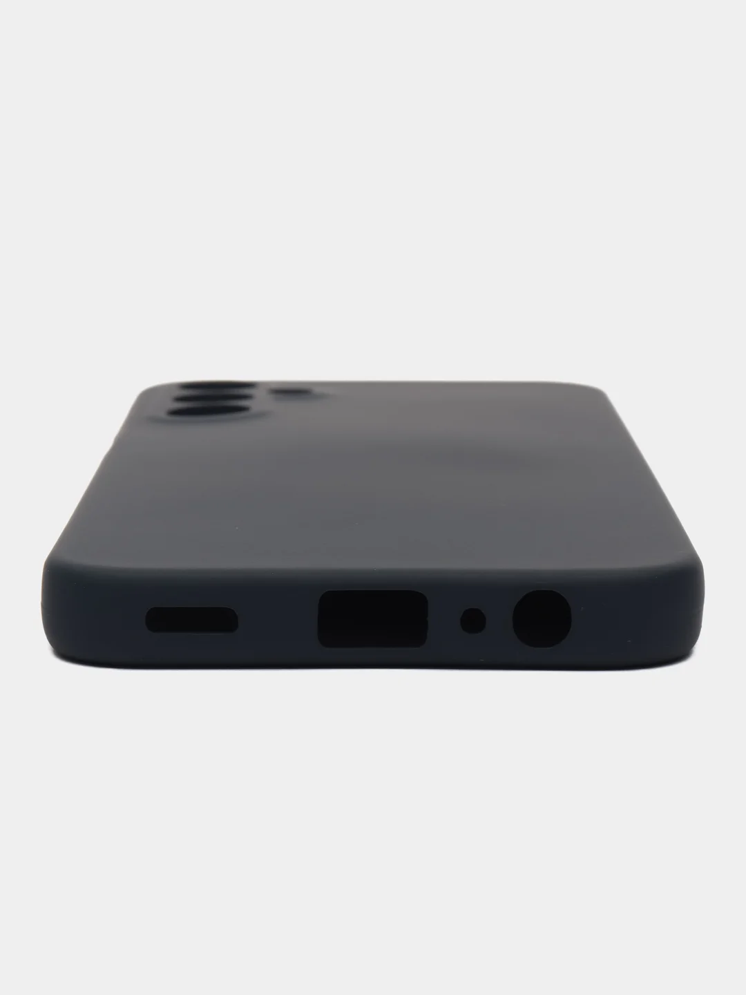 Темно-синий чехол Silicone Cover для Samsung Galaxy A15 (Самсунг Галакси А15), силиконовый