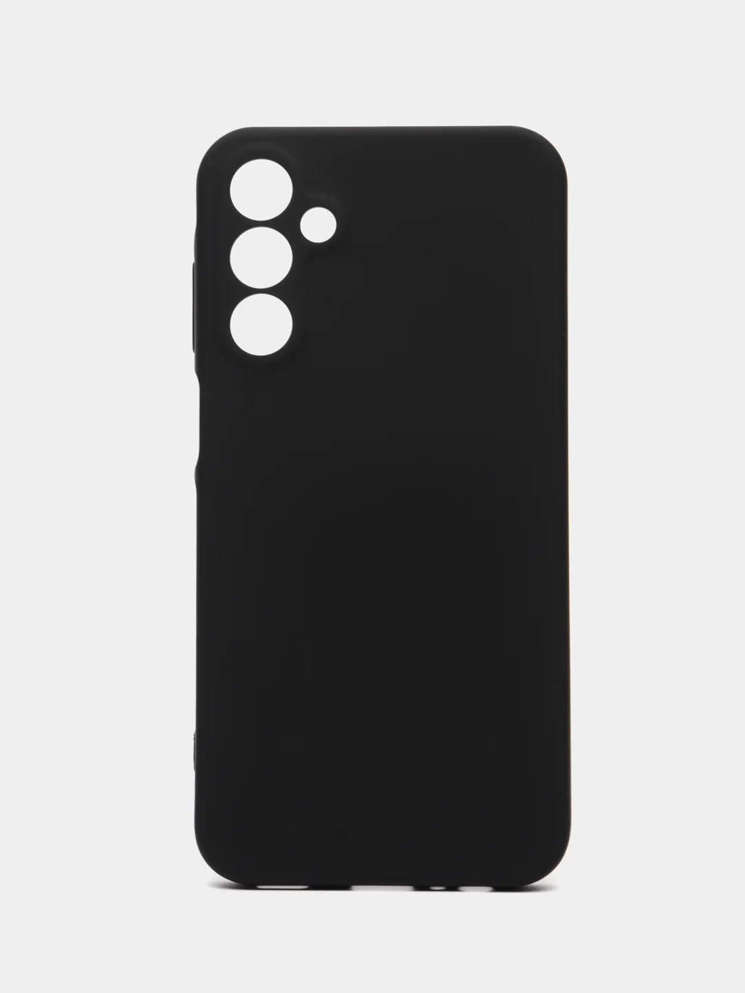Угольный чехол Silicone Cover для Samsung Galaxy A15 (Самсунг Галакси А15), силиконовый