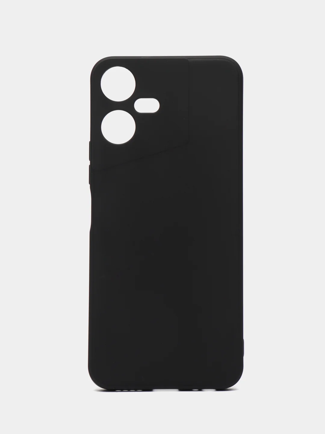 Черный чехол черный силиконовый Tecno Spark GO 2024 / Spark 20 / 20C / Pova Neo 3