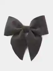 Угольный бантики на заколке, 2 шт