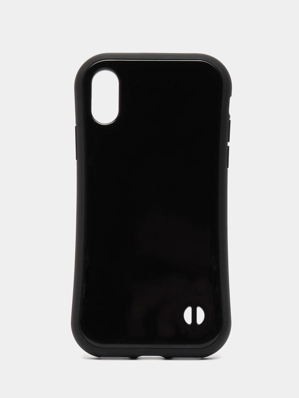 Глянцевый чехол для iPhone XS чёрный