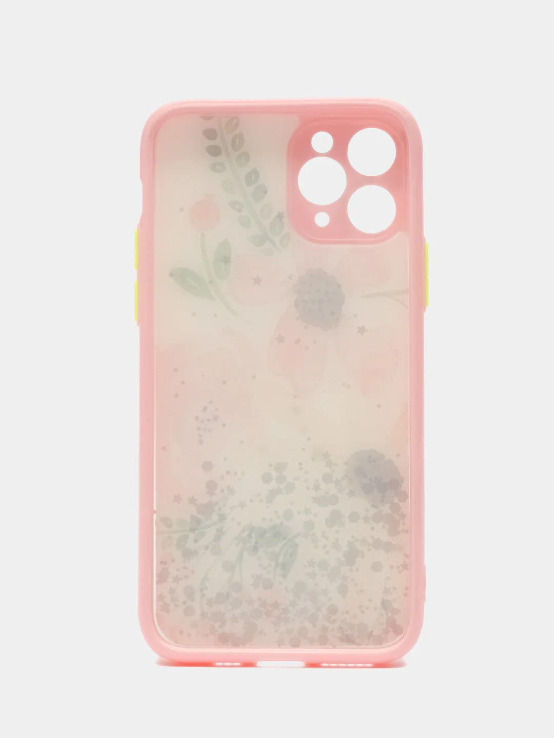 Чехол с блёстками цветы для iPhone X/ XS / 11 Pro