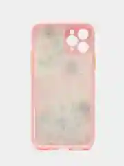 Чехол с блёстками цветы для iPhone X/ XS / 11 Pro