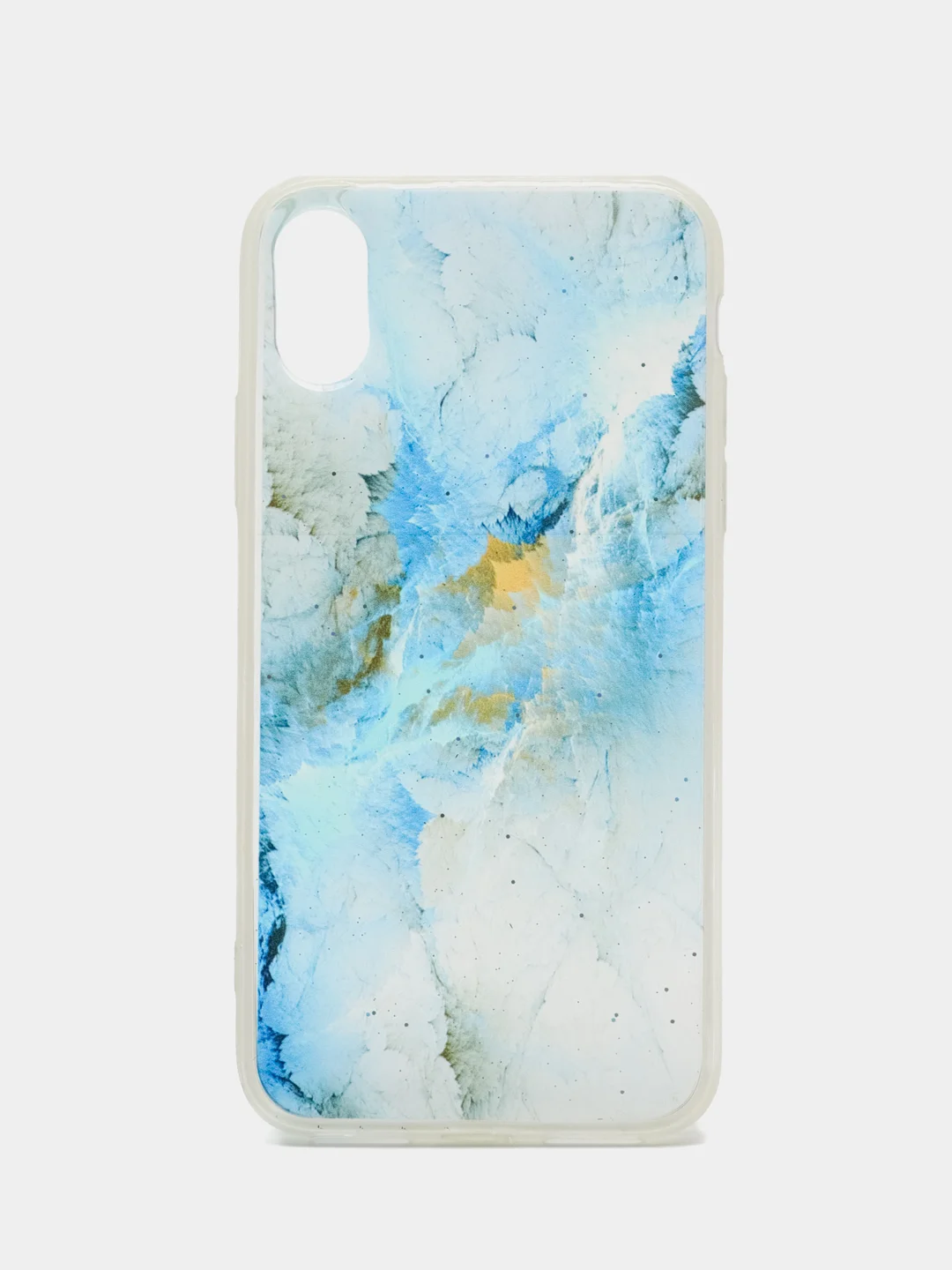 Синий чехол Цветной для iPhone X / XS