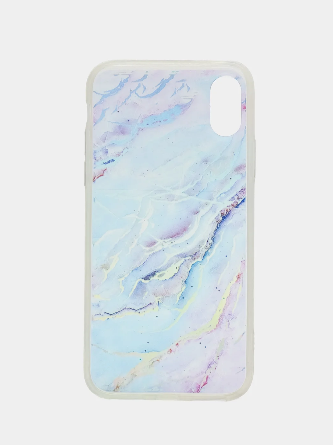 Бирюзовый чехол Цветной для iPhone X / XS