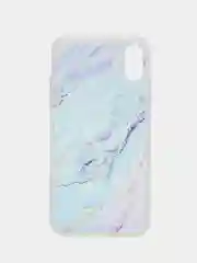 Бирюзовый чехол Цветной для iPhone X / XS