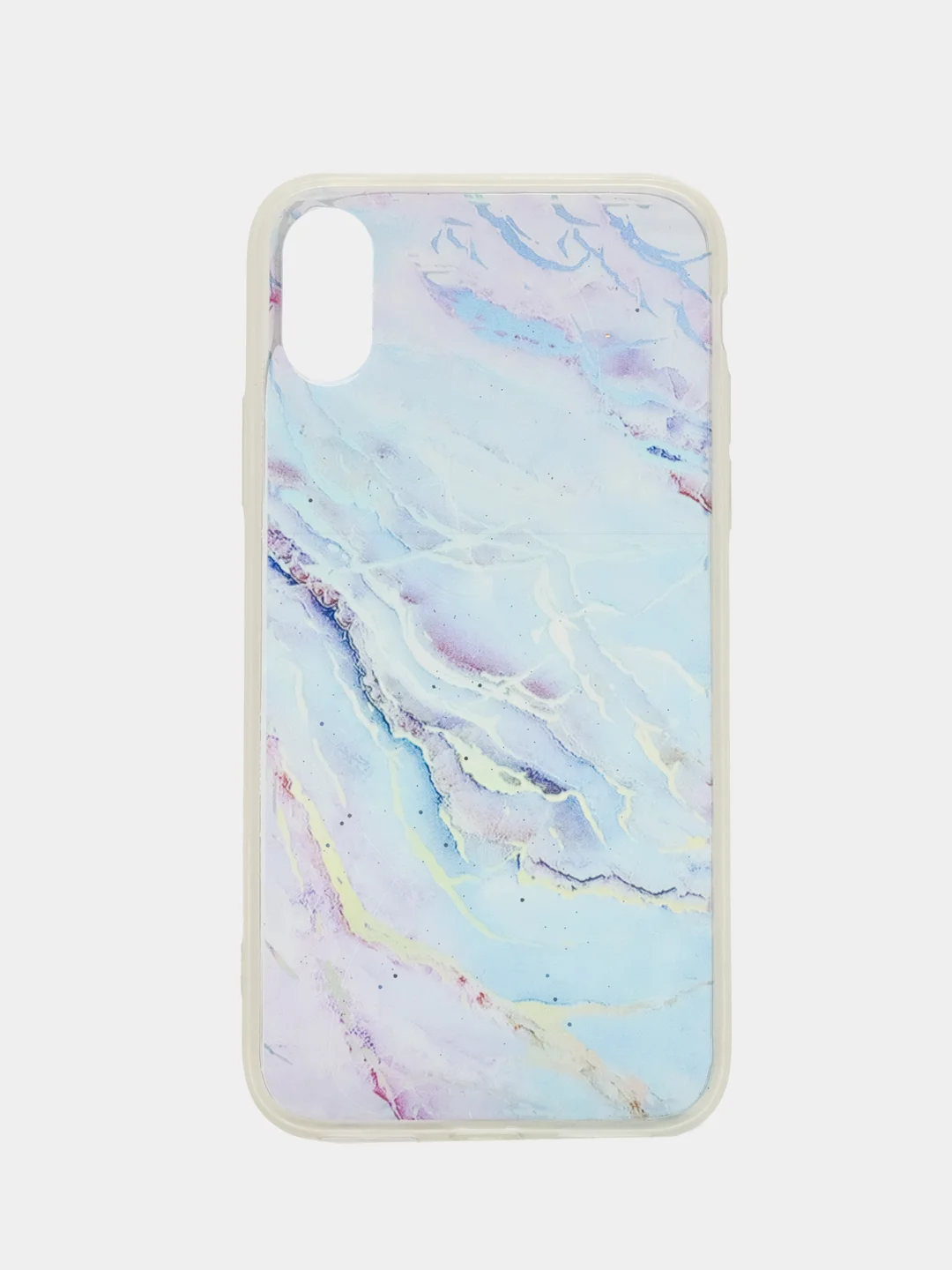 Бирюзовый чехол Цветной для iPhone X / XS