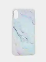 Бирюзовый чехол Цветной для iPhone X / XS