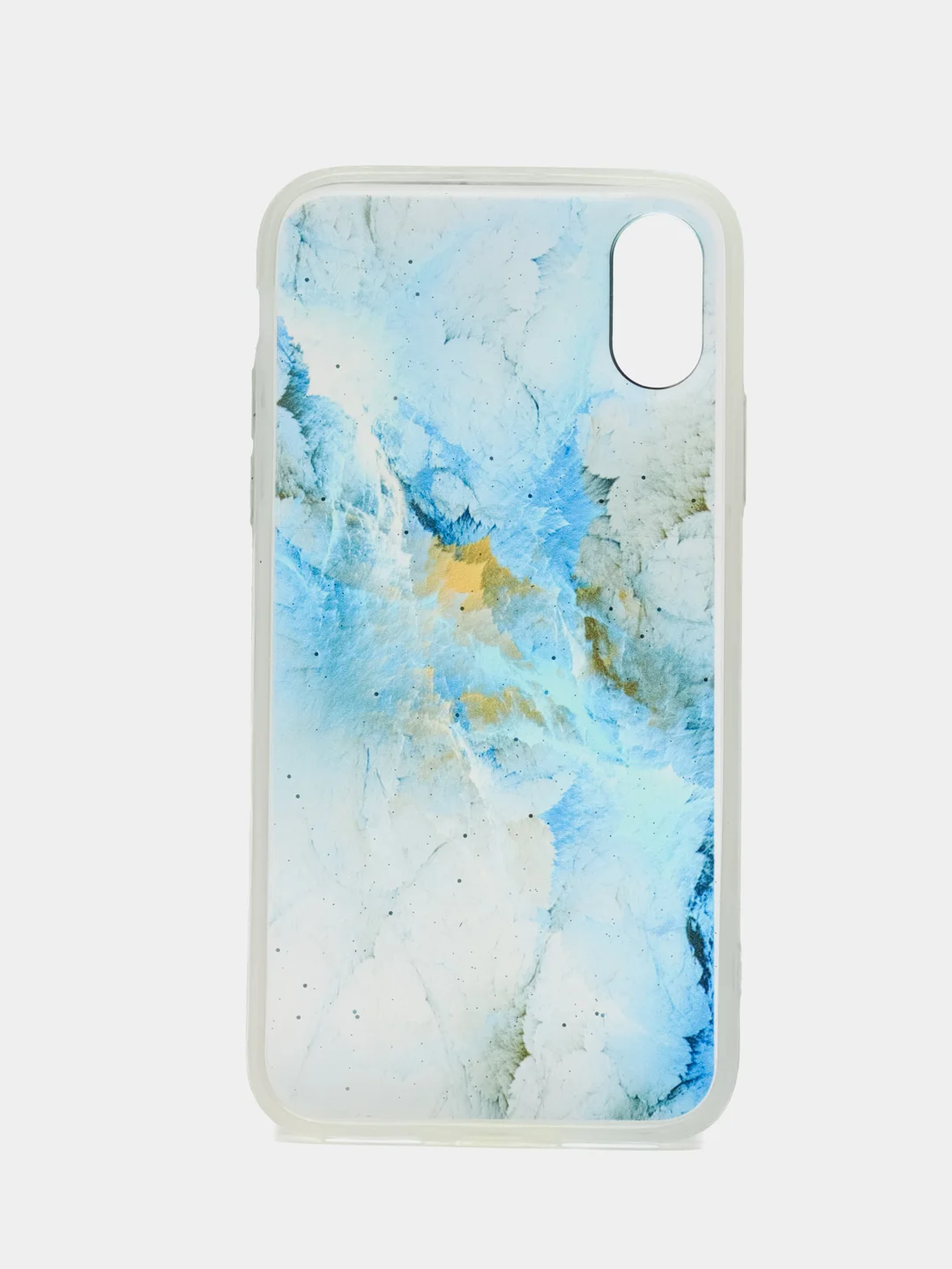 Синий чехол Цветной для iPhone X / XS