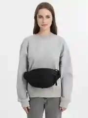Черный яркая поясная сумка через плечо, спортивная, бананка унисекс