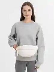 Белый яркая поясная сумка через плечо, спортивная, бананка унисекс