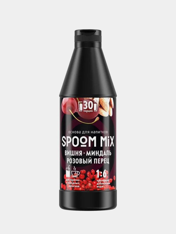 Основа для напитков SPOOM MIX Вишня, миндаль, розовый перец, 1 кг