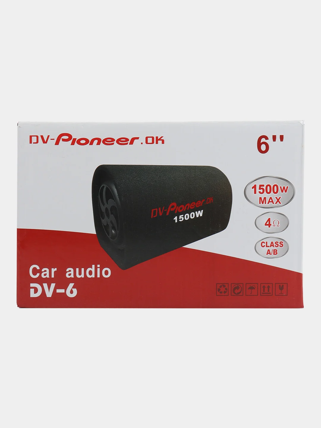 Сабвуфер автомобильный DV- Pioneer.OK DV- 6 дюймов
