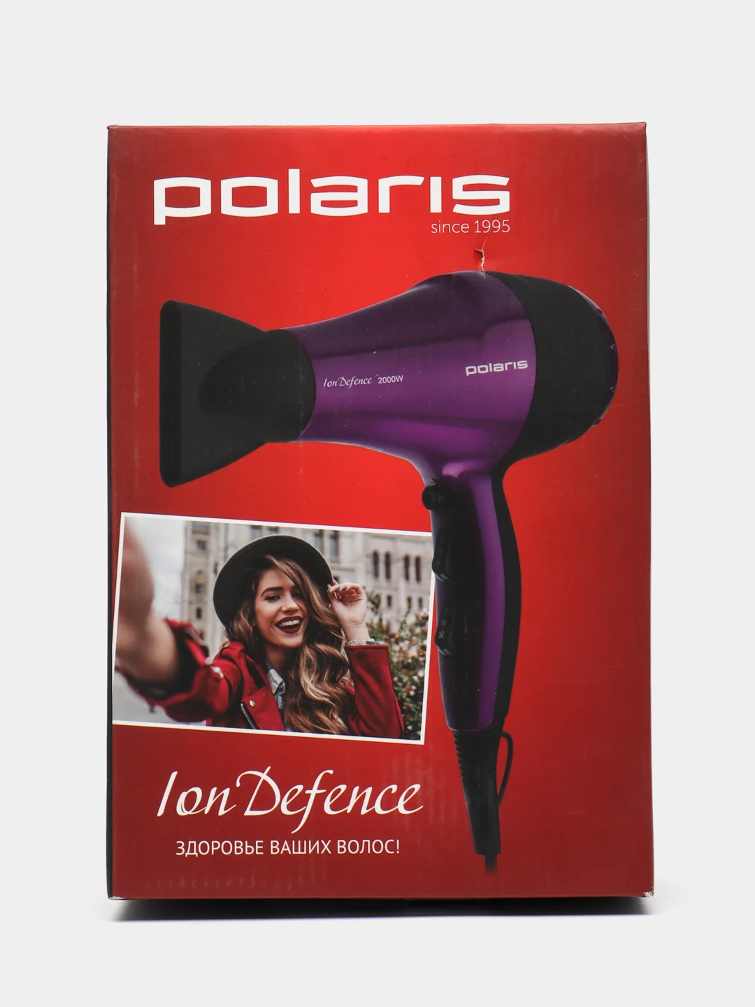 Фен Polaris PHD 2077i фиолетово-черный