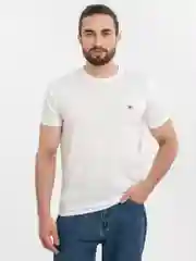 Белый футболка с принтом